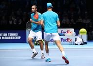 Farah and Cabal at the 2018 Nitto ATP Finals